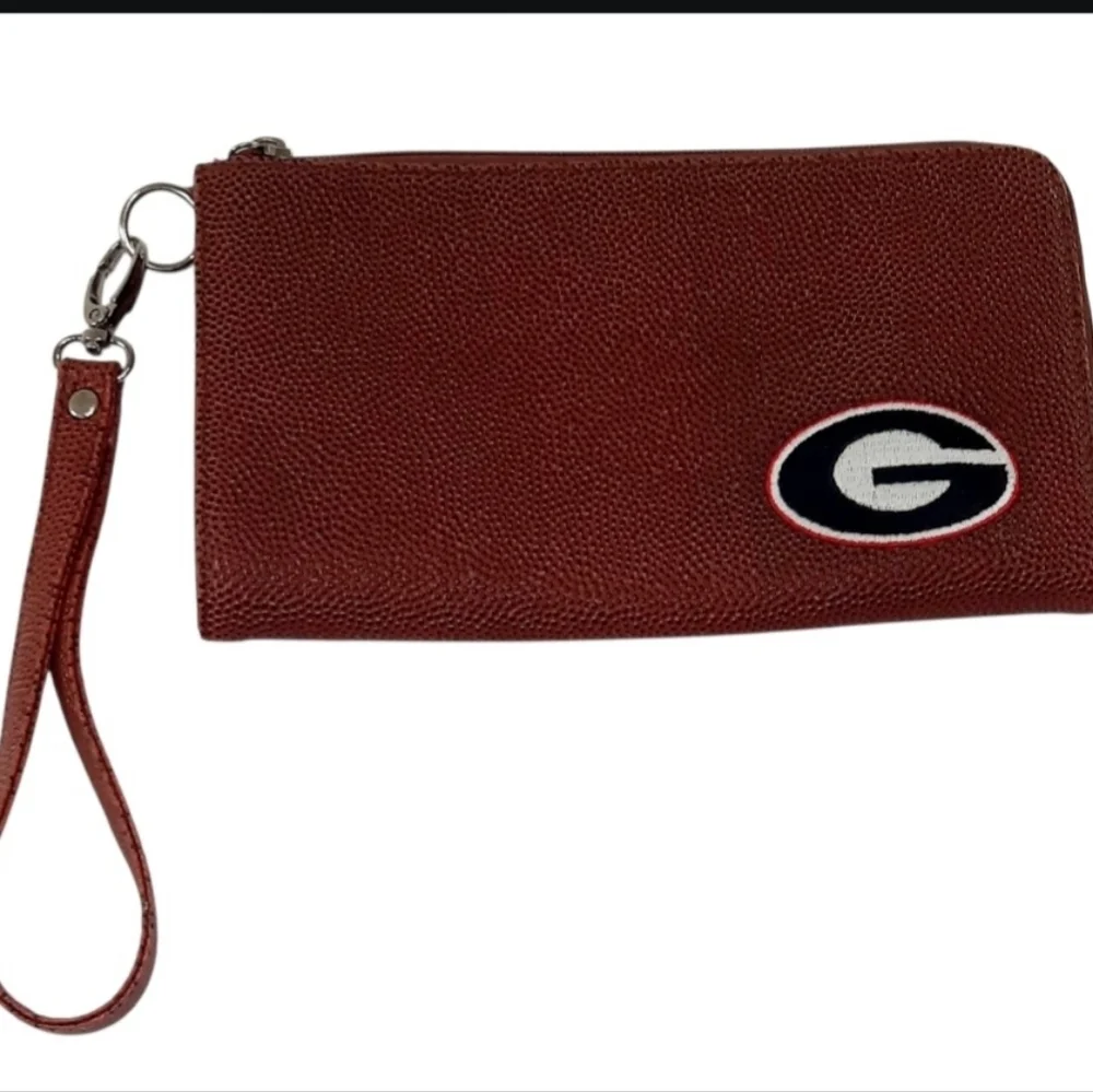 Georgia Bulldogs Football Textured Embroidered Wriset/ Wallet